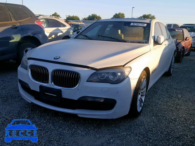 2012 BMW 750 I WBAKA8C57CDX01236 зображення 1