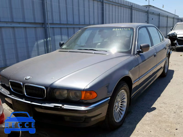 2000 BMW 750 IL WBAGJ0340YDD73442 image 1