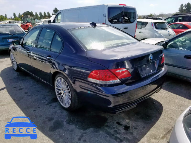 2007 BMW 750 I WBAHL835X7DT08910 image 2