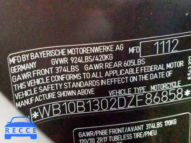 2013 BMW F800 GT WB10B1302DZF86858 Bild 19