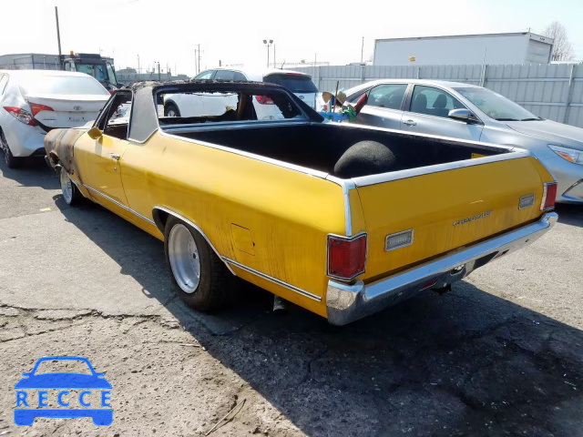 1972 CHEVROLET EL CAMINO 1D80H2K662752 зображення 2