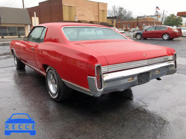 1970 CHEVROLET MONTECARLO 1H57H2B592902 image 2