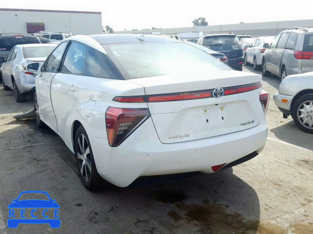 2018 TOYOTA MIRAI JTDBVRBD4JA004191 image 2