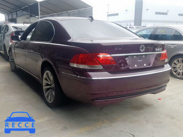 2008 BMW 7 SERIES WBAHL83578DT11572 image 2