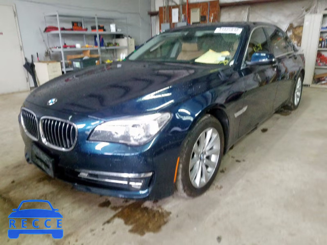2014 BMW 740 LXI WBAYF4C53ED281708 зображення 1
