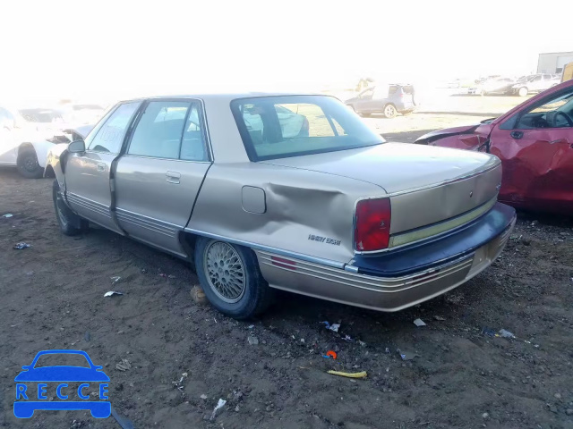 1993 OLDSMOBILE 98 REGENCY 1G3CX53L7P4318261 зображення 2