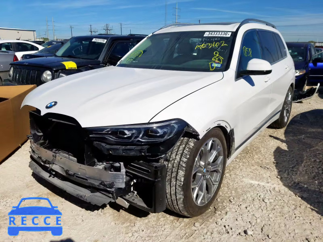 2020 BMW X7 XDRIVE4 5UXCW2C04L9A03102 image 1