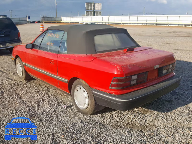 1991 DODGE SHADOW 3B3XP45K5MT577578 Bild 2