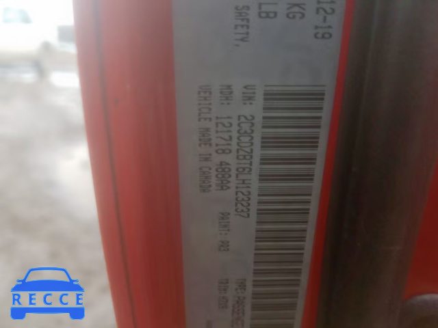 2020 DODGE CHALLENGER 2C3CDZBT6LH123237 Bild 9