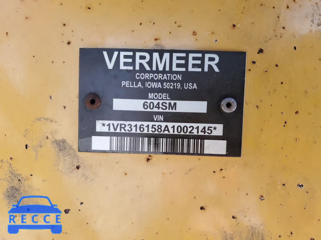 2015 VERM HAYBALER 1VR316158A1002145 Bild 9