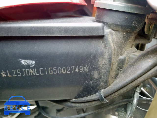 2016 ZONGSHEN MOTORCYCLE LZSJDNLC1G5002749 image 9