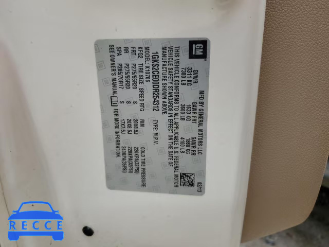 2013 GMC YUKON SLT 1GKS2CE00DR254312 image 11