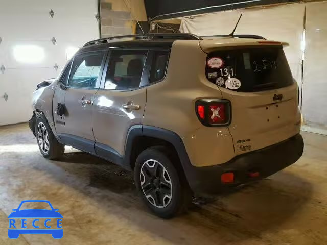 2015 JEEP RENEGADE T ZACCJBCT7FPB78342 image 2