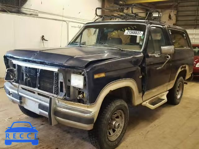 1986 FORD BRONCO 1FMDU15H2GLA49635 image 1