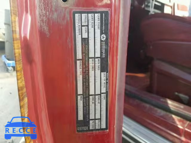 1988 DODGE CARAVAN LE 2B4FK5136JR654094 image 9