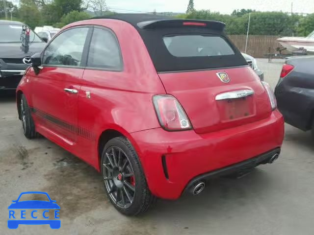 2015 FIAT 500 ABARTH 3C3CFFJH9FT707293 зображення 2