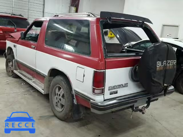 1988 CHEVROLET S10 BLAZER 1GNCT18R2J8139683 image 2