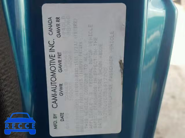 1995 SUZUKI SIDEKICK J 2S3TC01C0S6417790 image 9