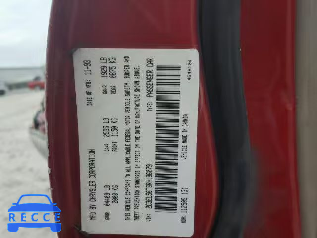1994 CHRYSLER CONCORDE 2C3EL56T6RH196079 image 9