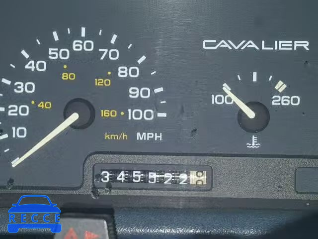 1993 CHEVROLET CAVALIER V 1G1JC5449P7321700 зображення 7