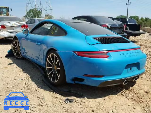 2017 PORSCHE 911 CARRER WP0AB2A92HS123127 image 2