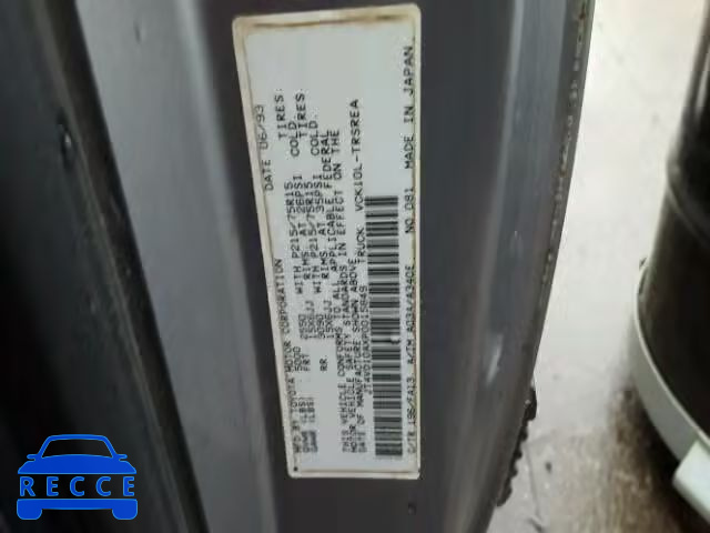 1993 TOYOTA T100 JT4VD10AXP0015849 image 9
