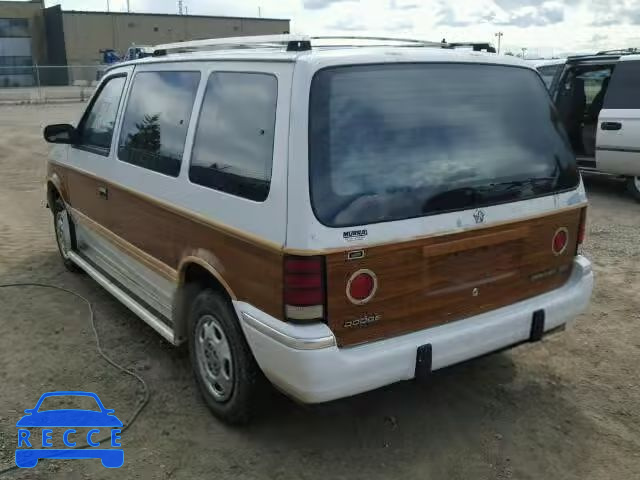 1991 DODGE CARAVAN LE 2B4GK55R2MR228670 image 2