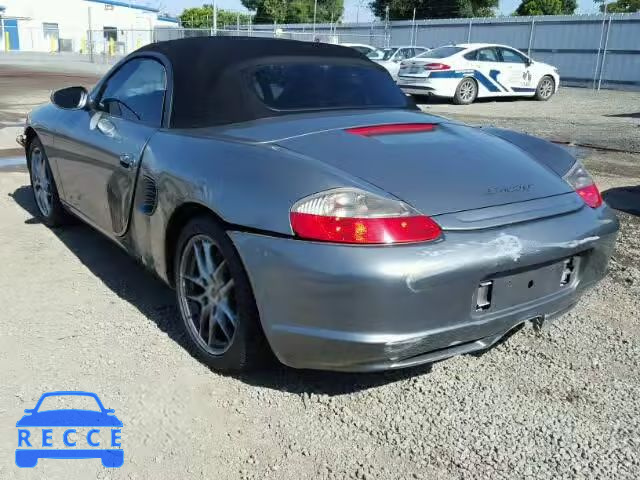 2003 PORSCHE BOXSTER WP0CA29883U622342 зображення 2