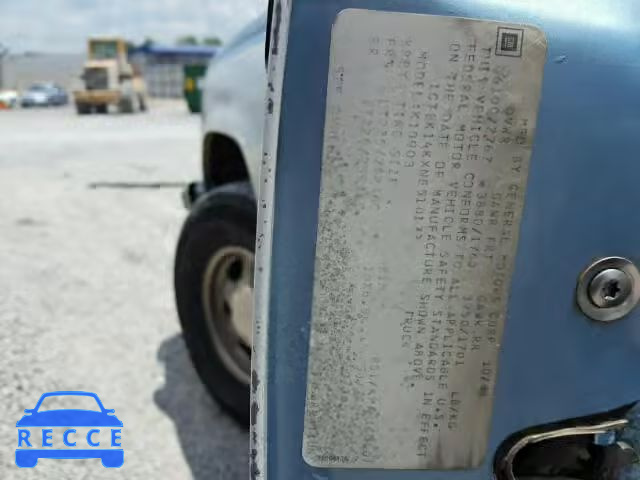 1992 GMC SIERRA K15 1GTEK14KXNE510173 image 9