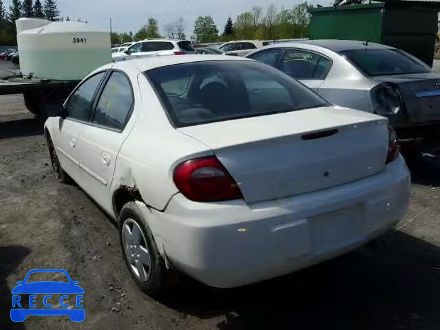 2005 DODGE NEON SX 2. 1B3ES46C85D255277 Bild 2