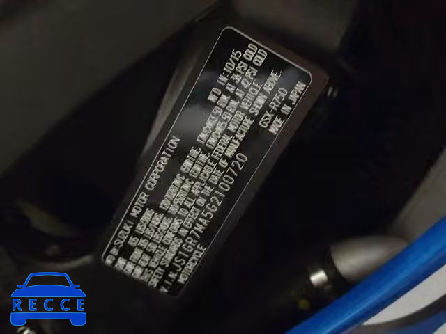 2016 SUZUKI GSX-R750 JS1GR7MA5G2100720 image 9