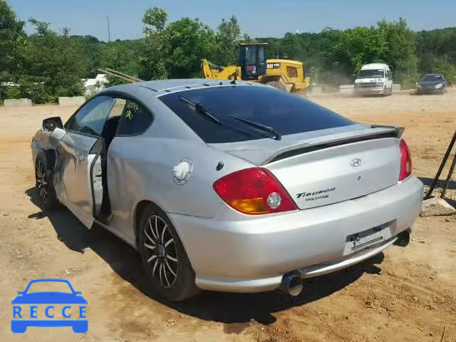 2003 HYUNDAI TIBURON KMHHM65D53U101887 image 2