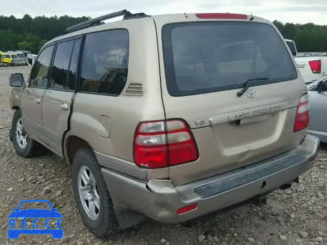 2003 TOYOTA LANDCRUISE JTEHT05J332033669 image 2