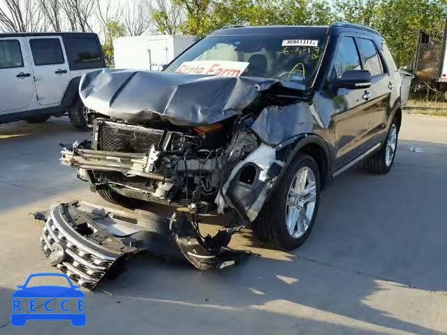 2017 FORD EXPLORER L 1FM5K7F86HGA27207 image 1