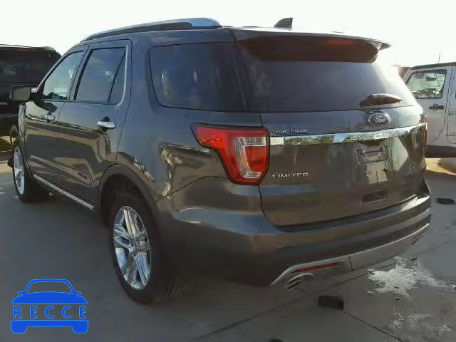 2017 FORD EXPLORER L 1FM5K7F86HGA27207 image 2