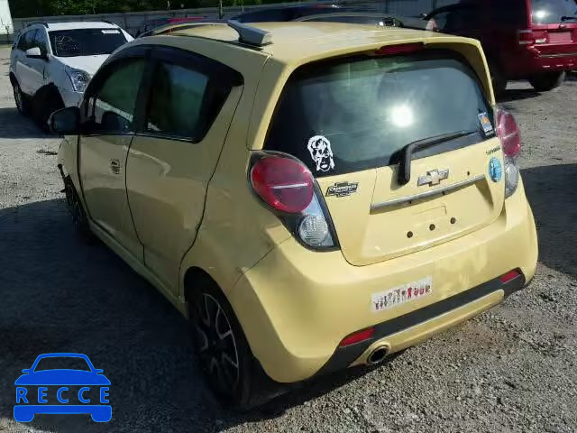 2014 CHEVROLET SPARK 2LT KL8CF6S90EC417353 Bild 2