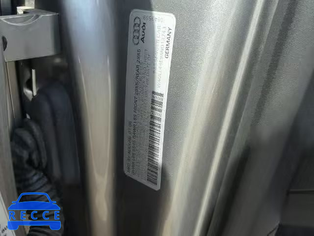 2005 AUDI A8 QUATTRO WAULL44E95N013743 image 9