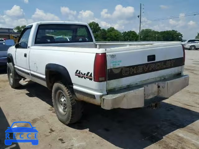 1992 CHEVROLET K2500 1GCGK24K3NE154194 image 2