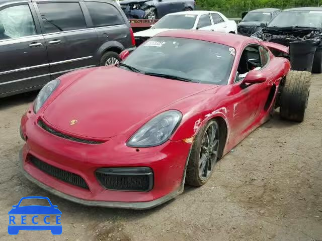 2016 PORSCHE CAYMAN GT4 WP0AC2A82GK197828 зображення 1