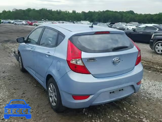 2013 HYUNDAI ACCENT KMHCT5AE0DU059779 image 2