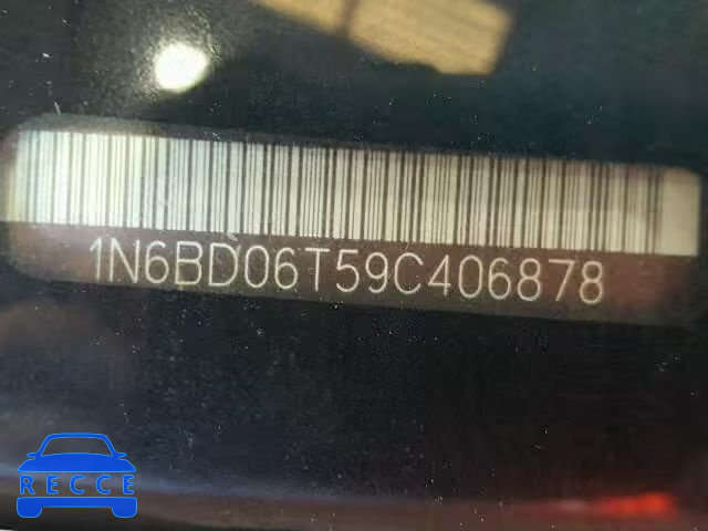 2009 NISSAN FRONTIER X 1N6BD06T59C406878 зображення 9