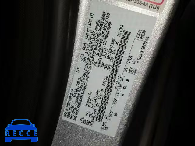 2015 FORD FIESTA ST 3FADP4GX0FM203330 image 9