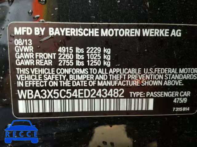 2014 BMW 328XI GT WBA3X5C54ED243482 image 9