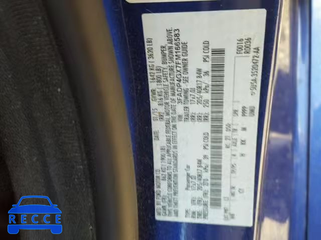 2015 FORD FIESTA ST 3FADP4GX7FM166583 image 9