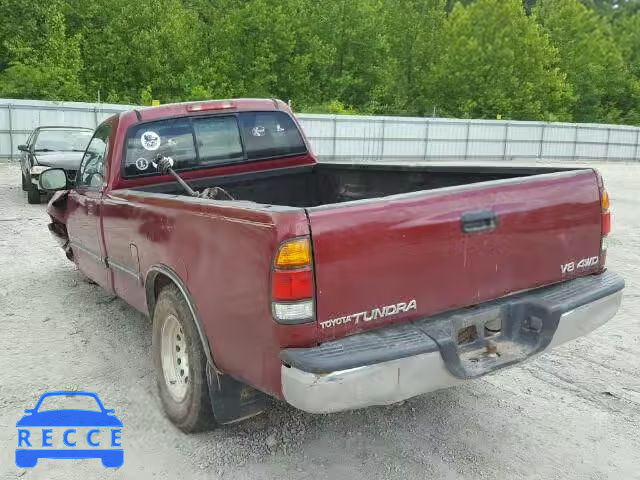 2000 TOYOTA TUNDRA SR5 5TBKT441XYS050772 image 2