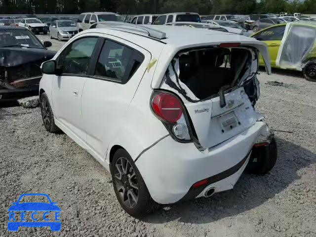 2014 CHEVROLET SPARK 2LT KL8CF6S94EC501207 зображення 2