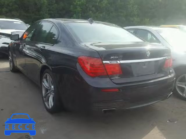 2012 BMW 750I XDRIV WBAKC6C59CDX99653 зображення 2