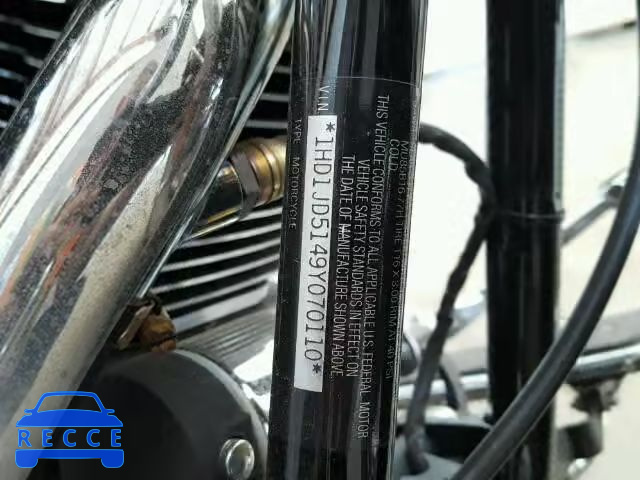 2009 HARLEY-DAVIDSON FLSTN 1HD1JD5149Y070110 image 9