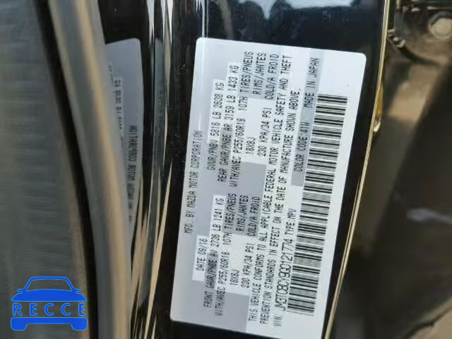 2016 MAZDA CX-9 TOURI JM3TCBCY9G0121774 image 9