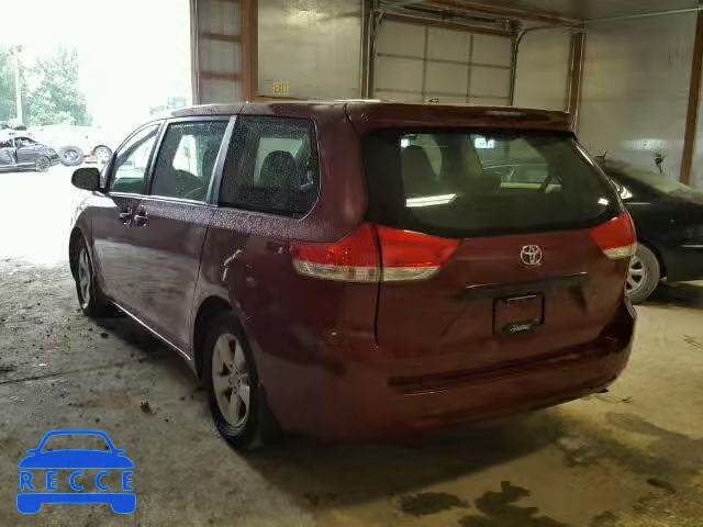 2011 TOYOTA SIENNA 5TDZK3DC1BS122342 image 2